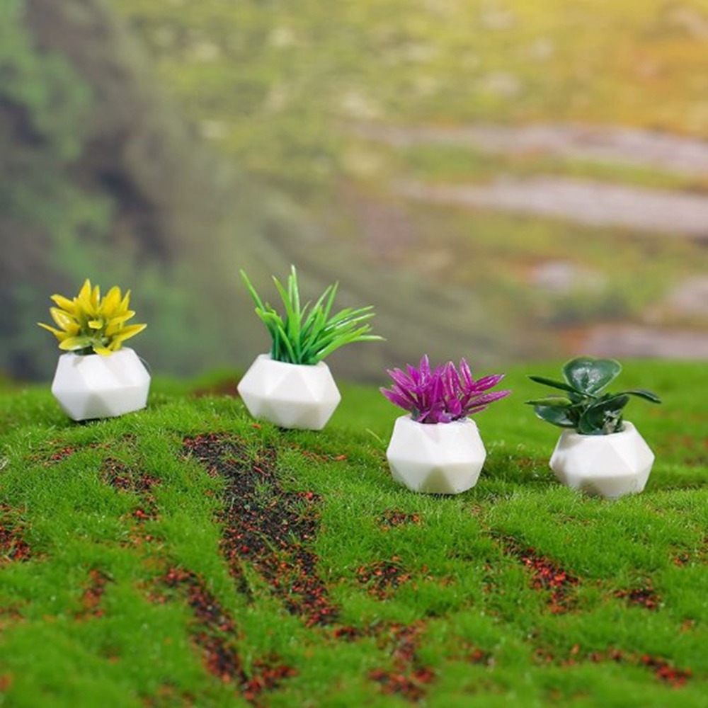 Bonsai Garden Mini - 1:12 Dollhouse Miniature Potted Plant Multistyles