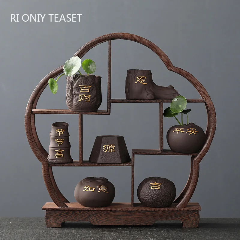 Creative Purple Clay Tea Pet F - Bonsai Garden Mini review and price