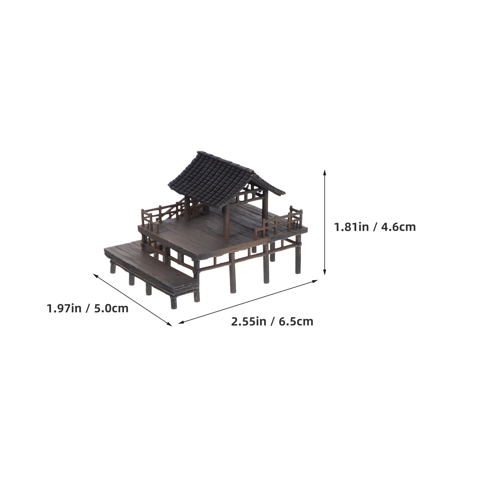 Intricate Mini Pavilion Statue - Bonsai Garden Set Up review and price