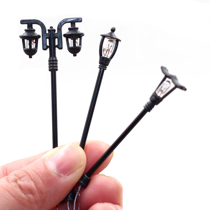 4Pcs Miniatures Road Light Mic - Bonsai Garden Chinese Garden review and price