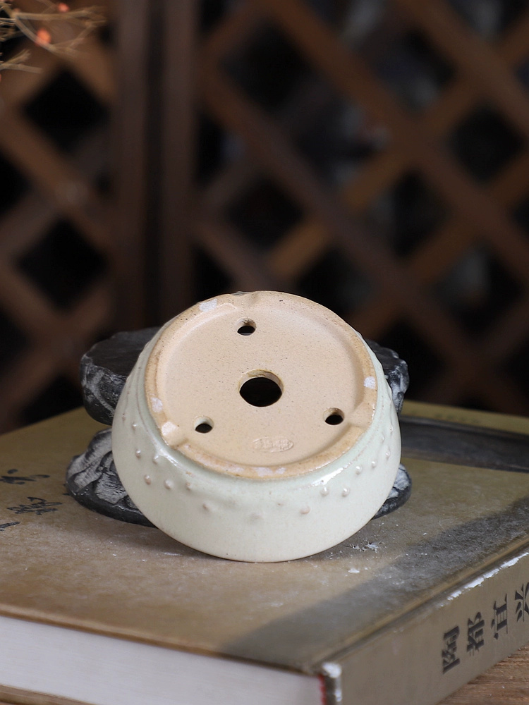 Porcelain Round Glazed Bonsai  - Bonsai Garden Chinese Garden review and price