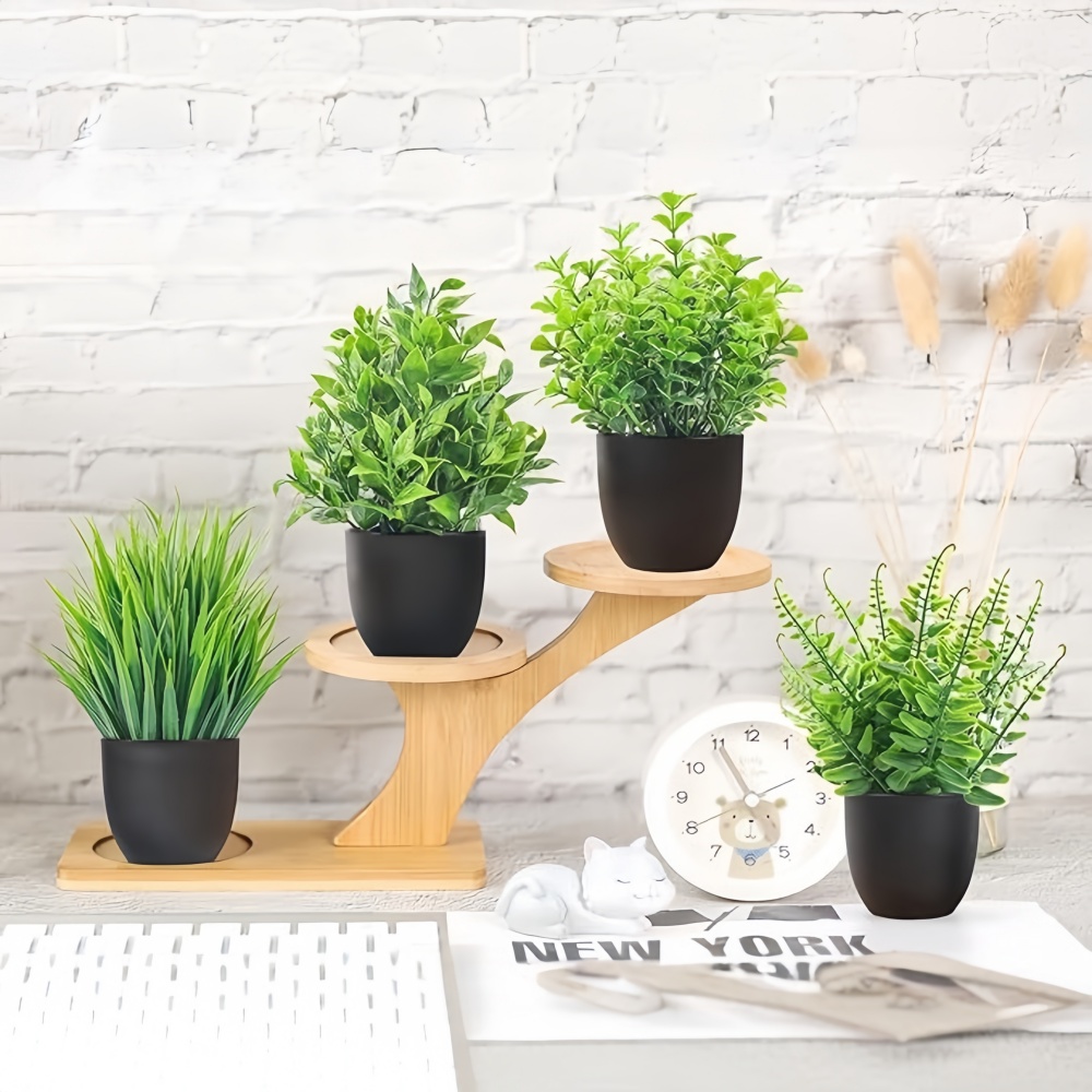 4pcs/set Mini Artificial Plant - Bonsai Garden Mini review and price