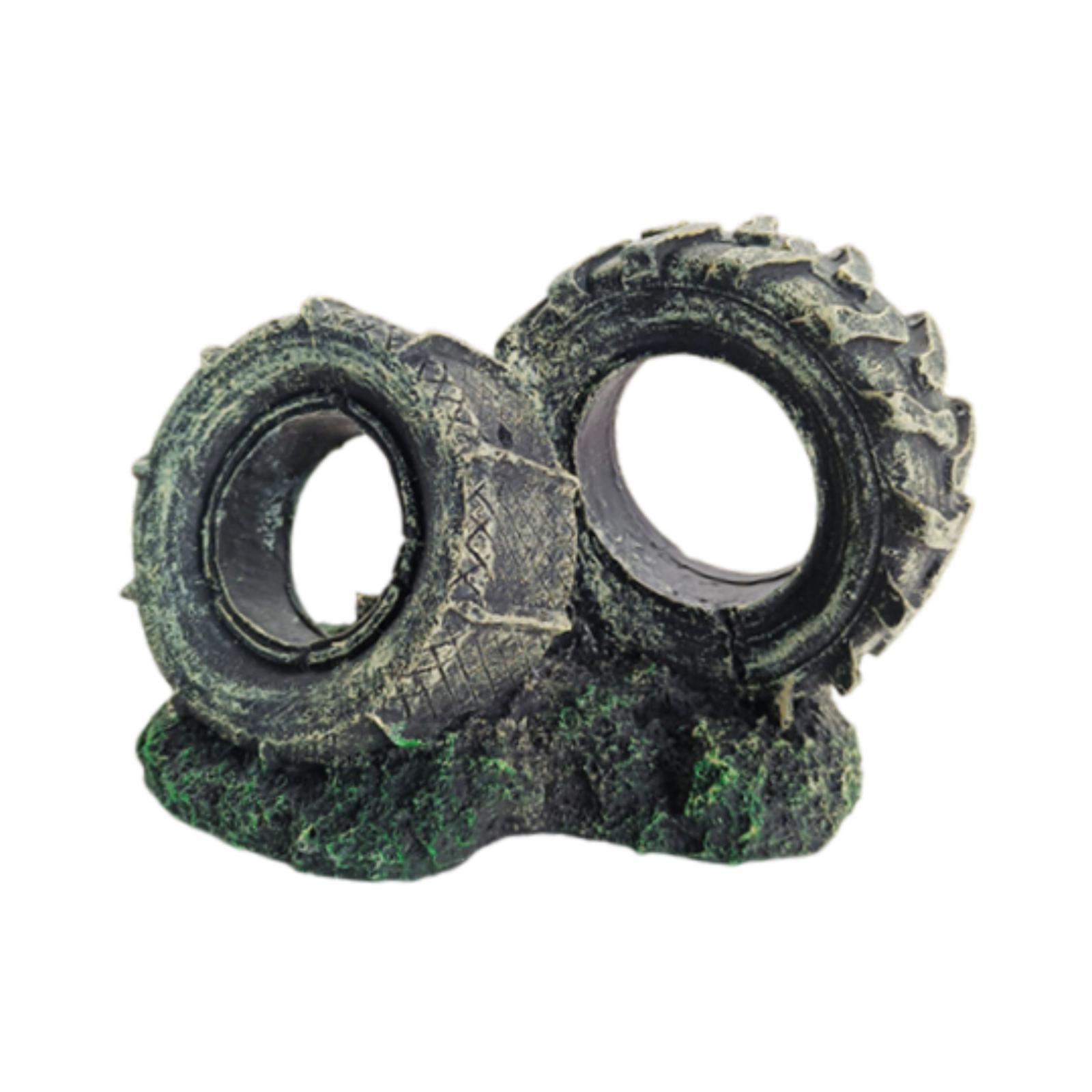 Aquarium Ornament Resin Tyre S - Bonsai Garden Set Up review and price
