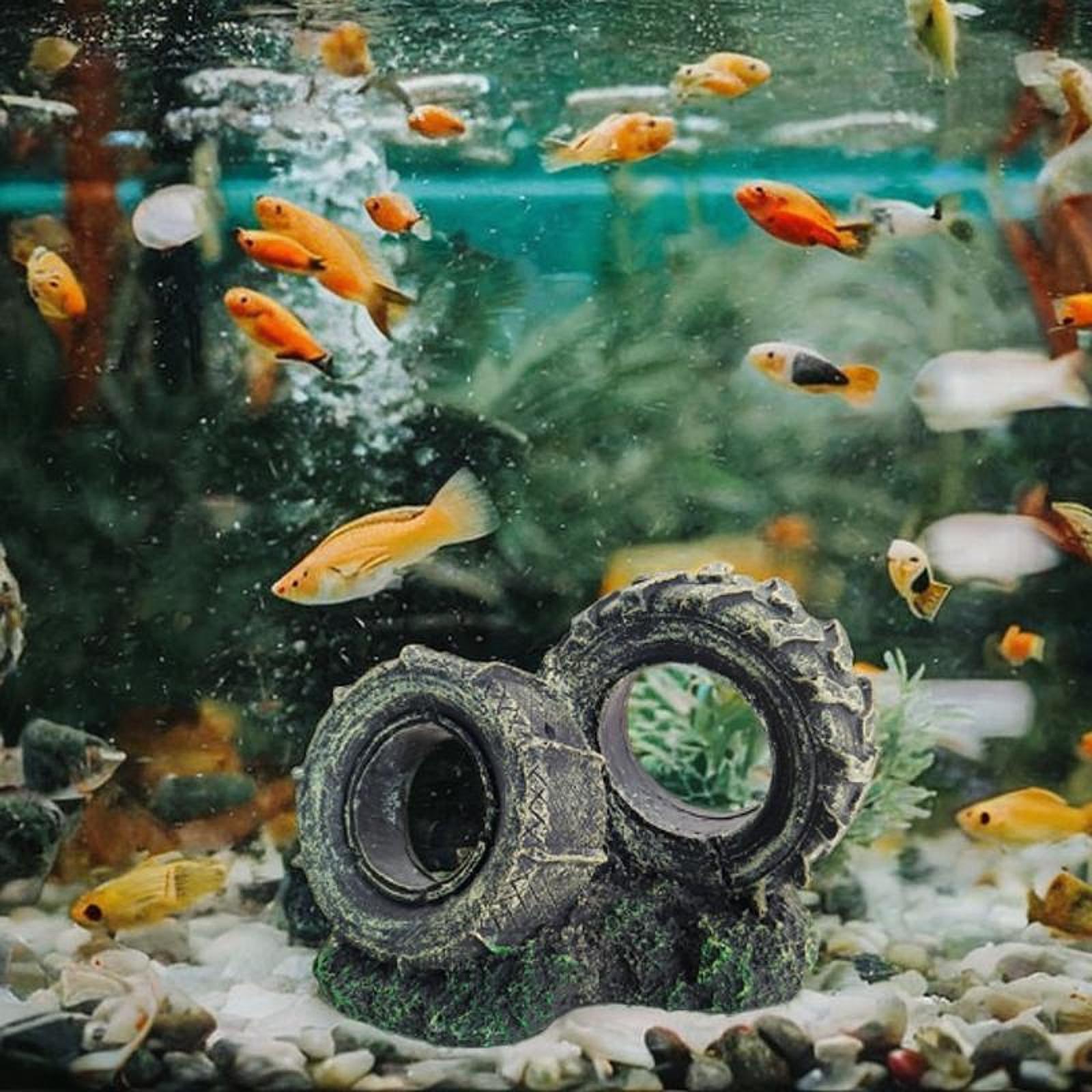 Aquarium Ornament Resin Tyre S - Bonsai Garden Set Up review and price