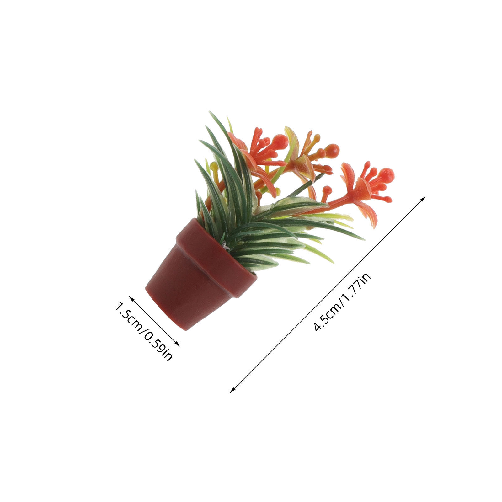 8Pcs Miniature Artificial Pott - Bonsai Garden Mini review and price