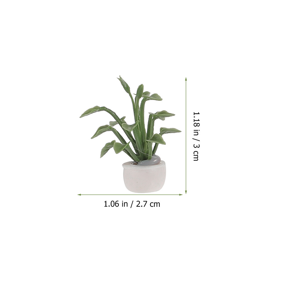 9Pcs Miniature Potted Plant Re - Bonsai Garden For Desk review and price