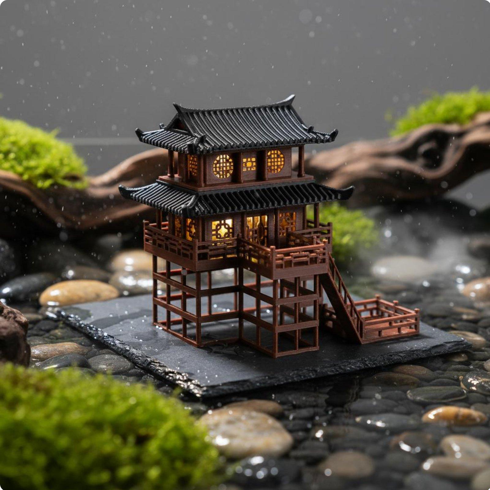 Bonsai House Tabletop Plastic  - Bonsai Garden Mini review and price
